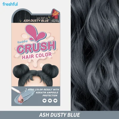 Freshful Crush Hair Color Ash Dusty Blue เฟรชฟูล ครัช แฮร์ คัลเลอร์ แอช ดัสตี้ บลู