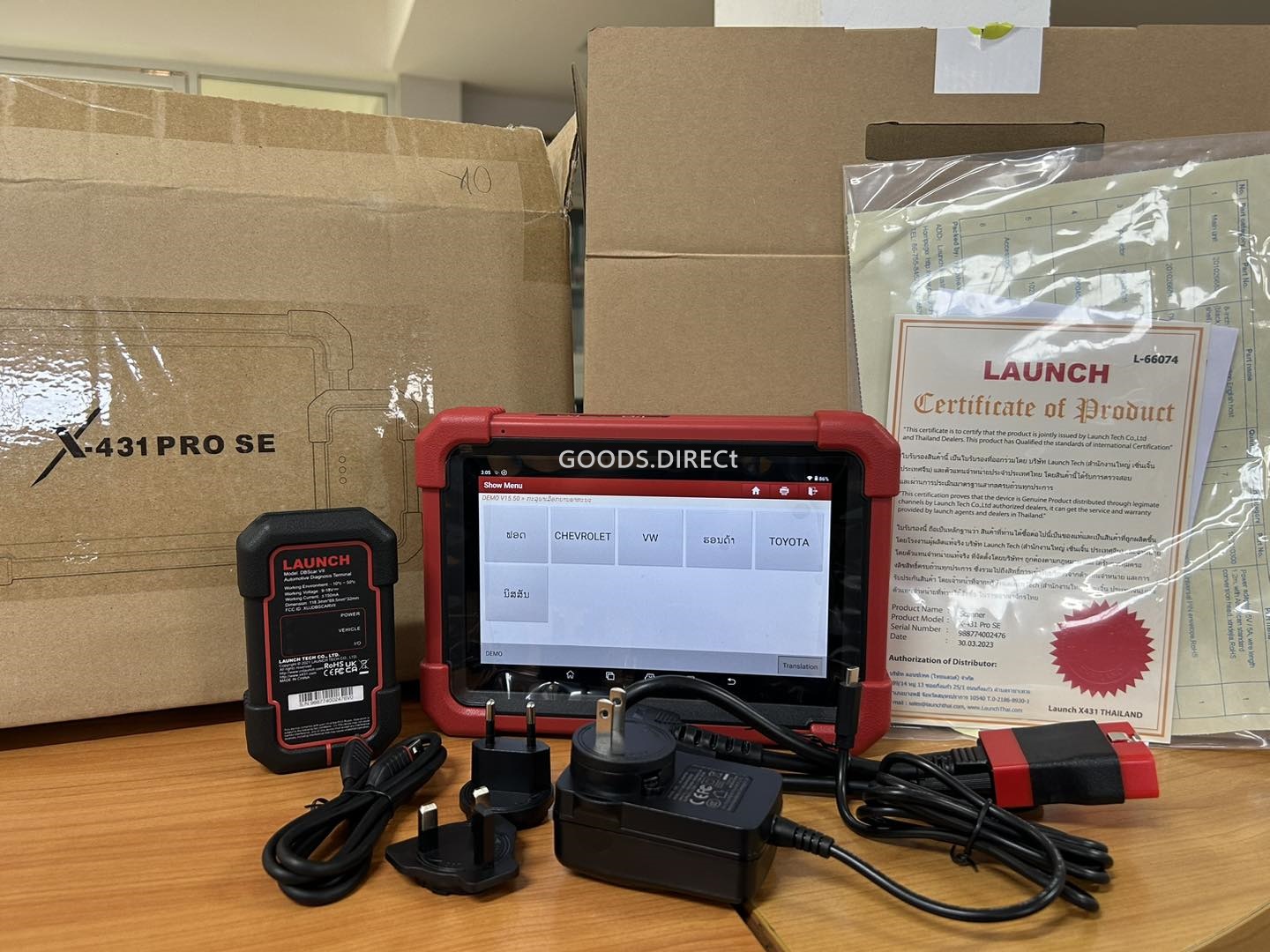 แสกนเนอร์รถยนต์ เครื่องOBD เครื่องสแกนรถยนต์ แสกนเนอร์ LAUNCH รุ่น L-X431 PRO SE เจ้าเดียวในไทย ราคา 37,230 บาท*ส่งฟรี