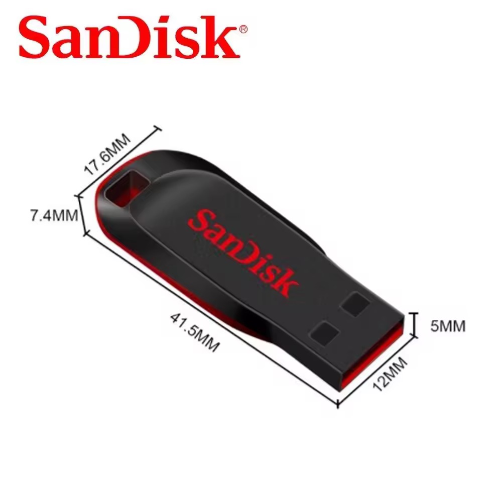 Sandisk Cruzer Blade USB Flash Drive 32Gb, Usb2.0 (Black) ราคา 118 บาท*ส่งฟรี
