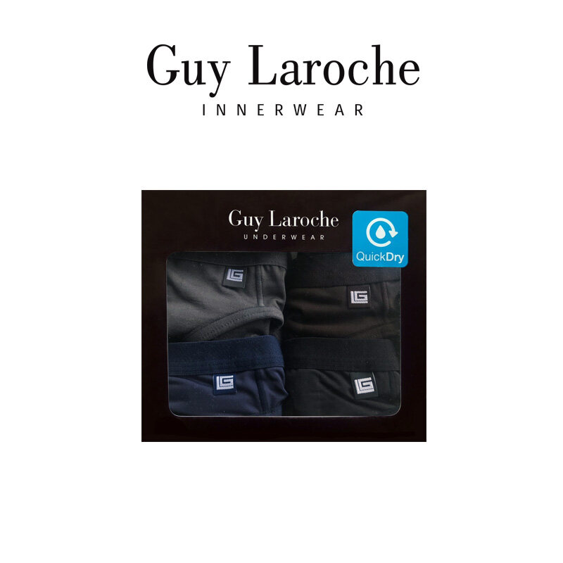 Guy Laroche กางเกงในชาย รุ่น Quick Dry  PACK 4 ตัว (JUS8901R9)