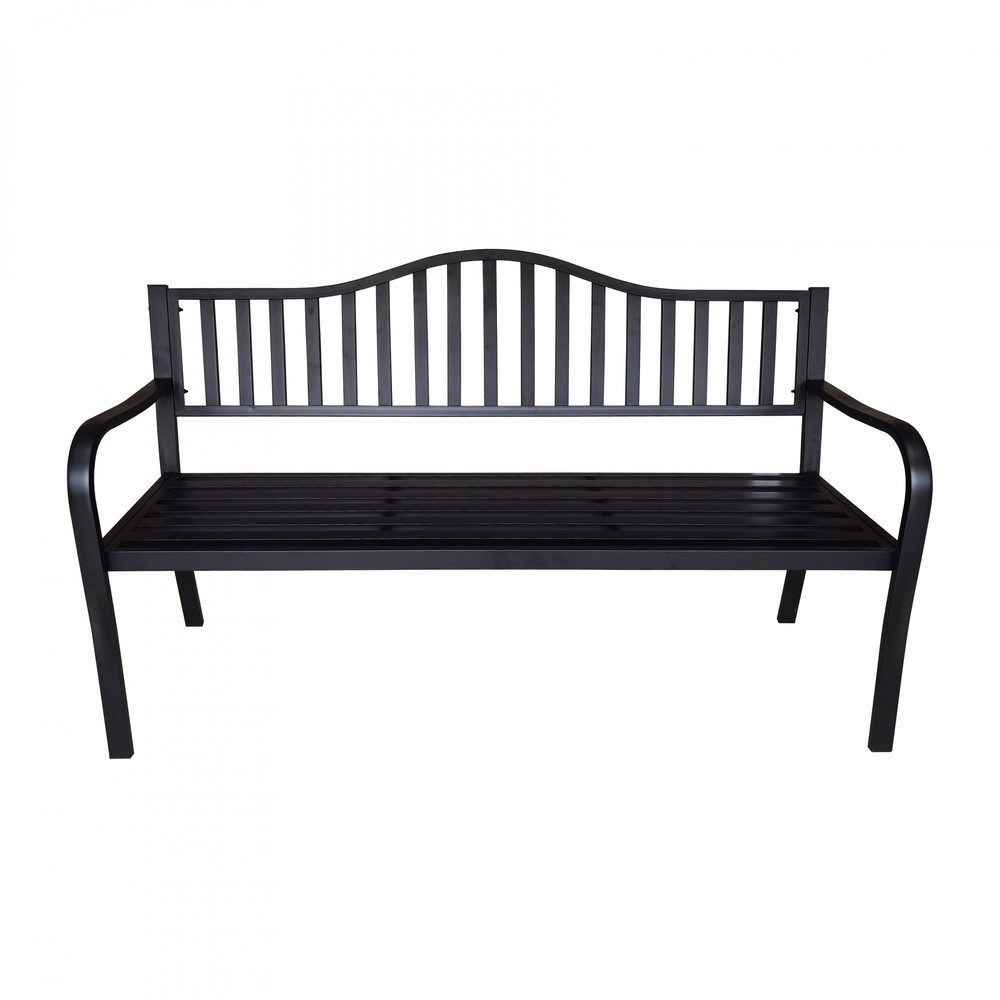 Global House SUMMER SET ม้านั่งสนามเหล็ก รุ่น XG213B ขนาด 150x60x85ซม. สีดำ รับประกันของเเท้ ราคา 2,990 บาท*ส่งฟรี