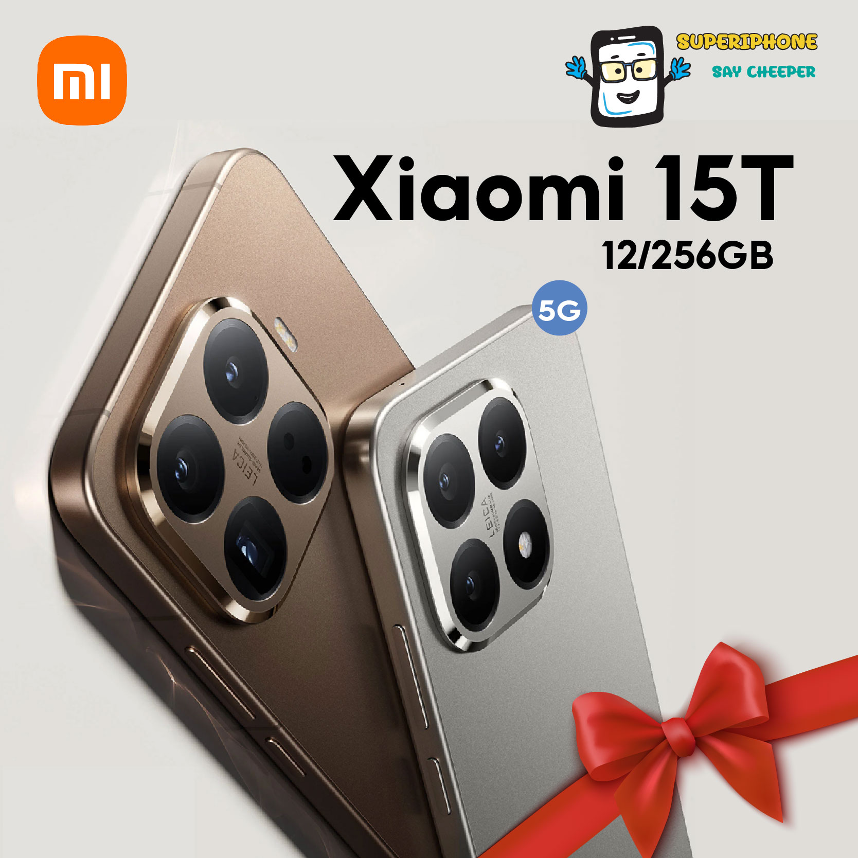 Xiaomi 15t 5g(12+256Gb)Leica Camera L 6.83 Inch Screen L Dimensity D8400 Ultra(by Lazada Supertphone) ราคา 15,390 บาท*ส่งฟรี