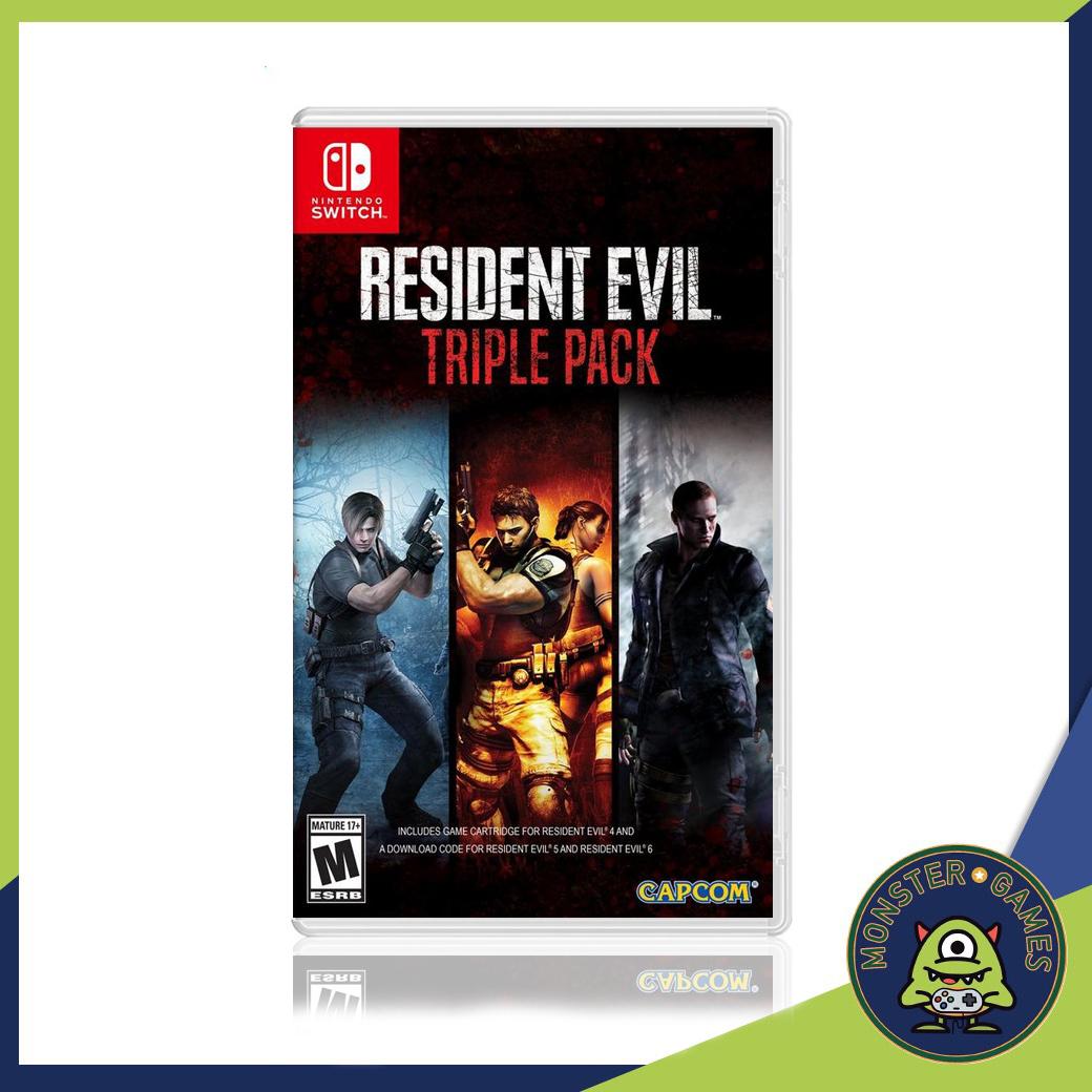 Resident Evil Triple Pack Nintendo Switch Game แผ่นแท้มือ1!!!!! (Biohazard Switch)
