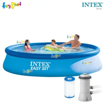 Intex Easy Set Pool 13ft (396x84 cm) w/Cartr. Filter Pump no.28142