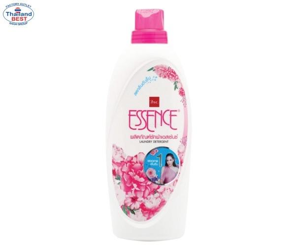 Essence น้ำยาซักผ้า เอสเซ้นซ์ กลิ่น Floral ( สีชมพู ) ชนิดขวด 450 มล.