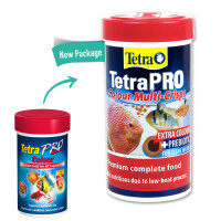 Tetra Pro Color Crisps อาหารชนิดแผ่น Crisp สูตรเน้นเพิ่มสีสันของปลา (55g)