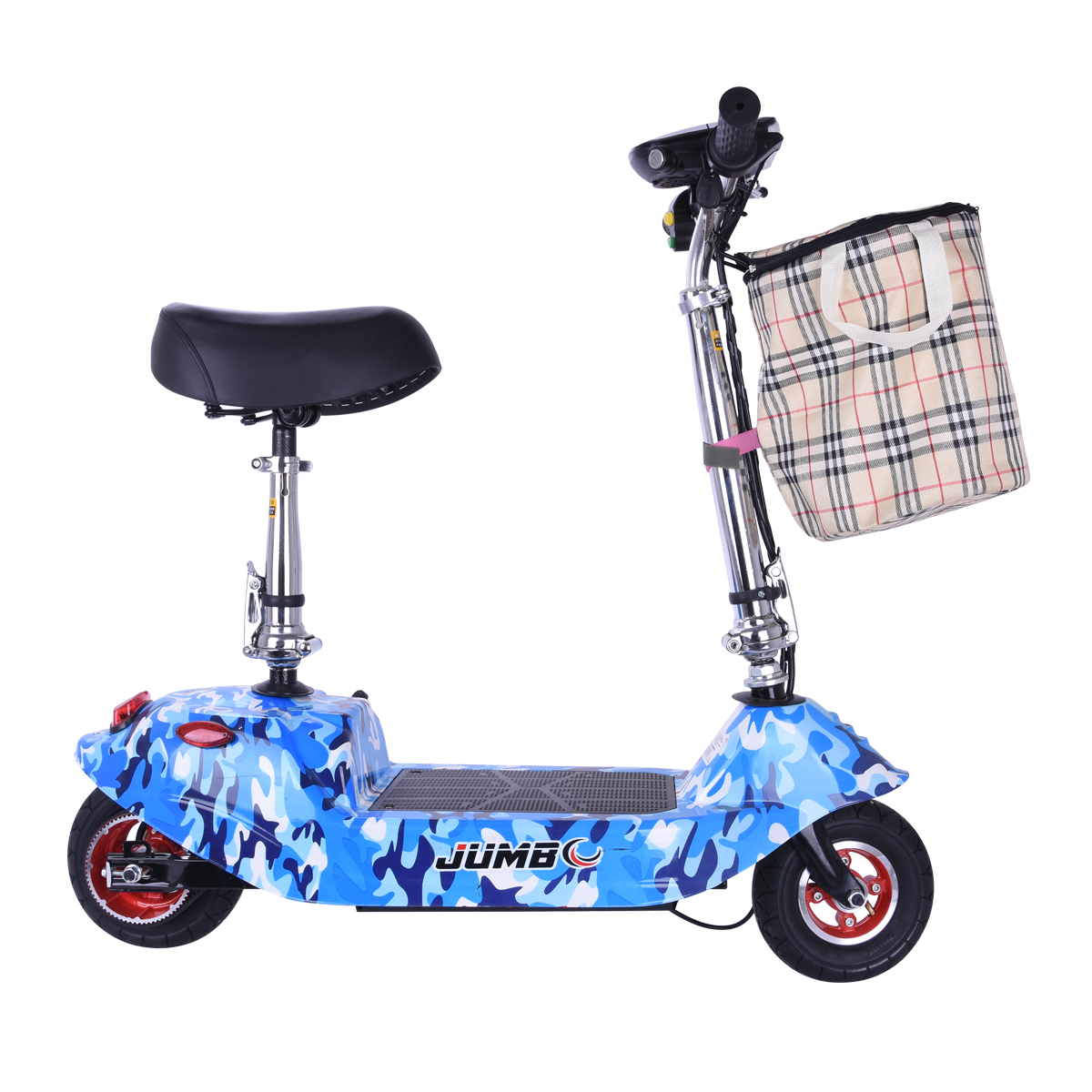 M2G สกูตเตอร์ไฟฟ้า Jumbo ลายทหารสีฟ้า - Electric Scooter Blue Military pattern #8800