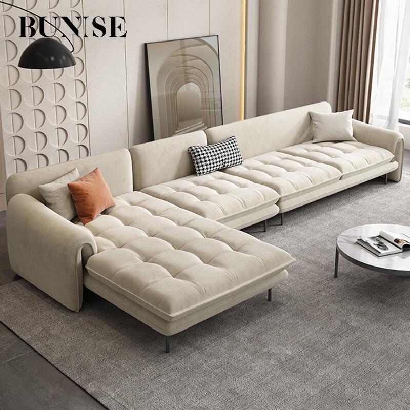 Bunise Velvet sofa Fabric Mercerized velvet Light texture High wear resistance KFS-GMS010 ราคา 38,999 บาท*ส่งฟรี
