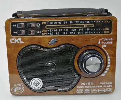 วิทยุลำโพง#0015 รับสัญญาณวิทยุ AM , FM , SW , MP3 AUX , SD , TF , USB (2)