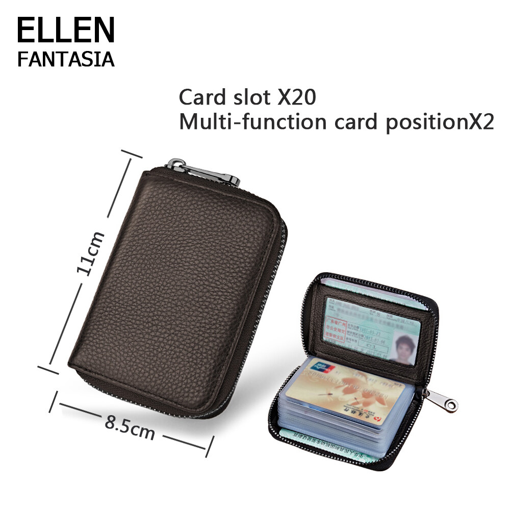 ELLEN Fantasia ที่ใส่บัตรหนัง กระเป๋าใส่บัตร หนัง กระเป๋าบัตรเครดิต กระเป๋าใส่นามบัตร กระเป๋านามบัตร กระเป๋าบัตร card holder กระเป๋าใส่บัตรเครดิ