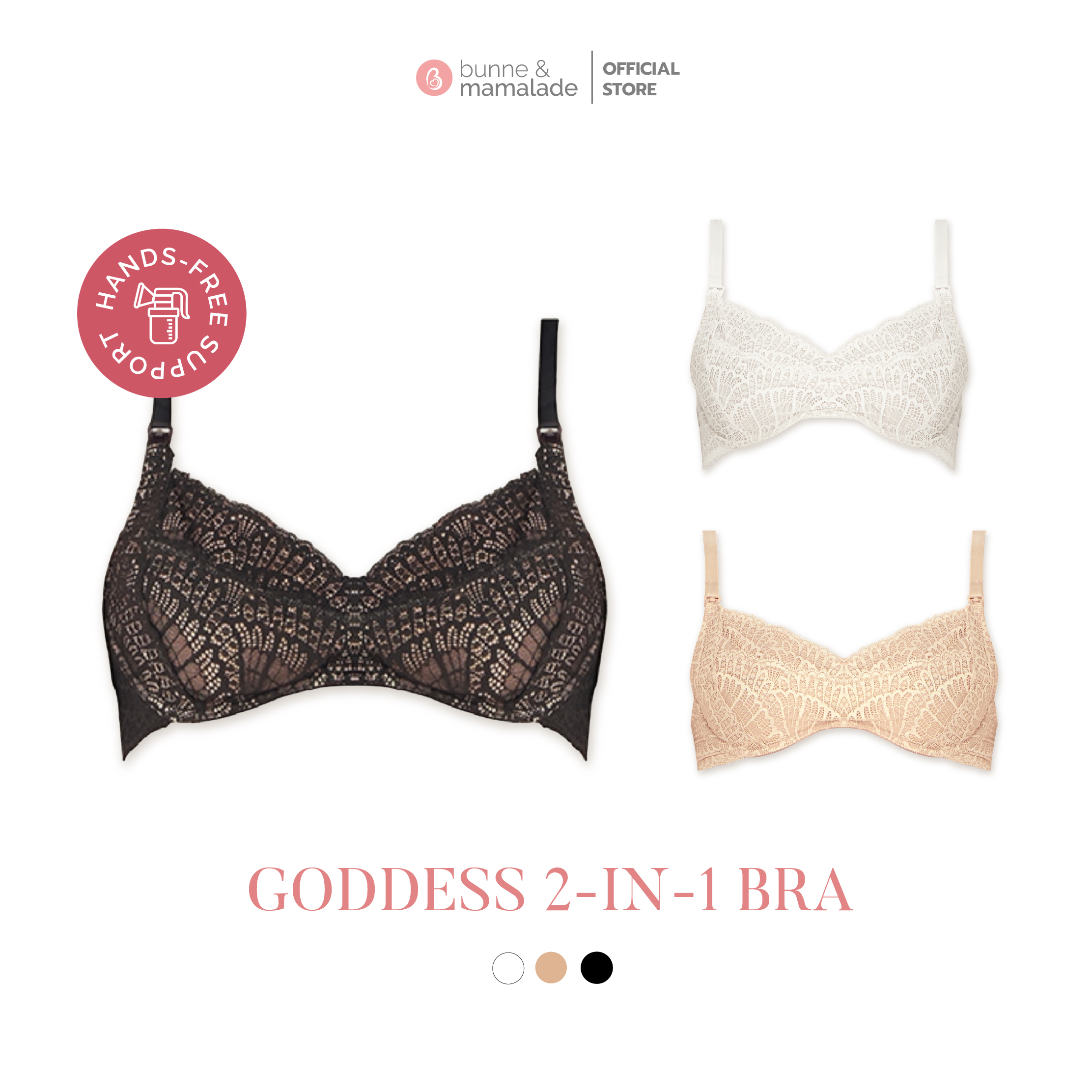 New Goddess 2 in 1 Hand - Free bra ราคา 1,450 บาท*ส่งฟรี