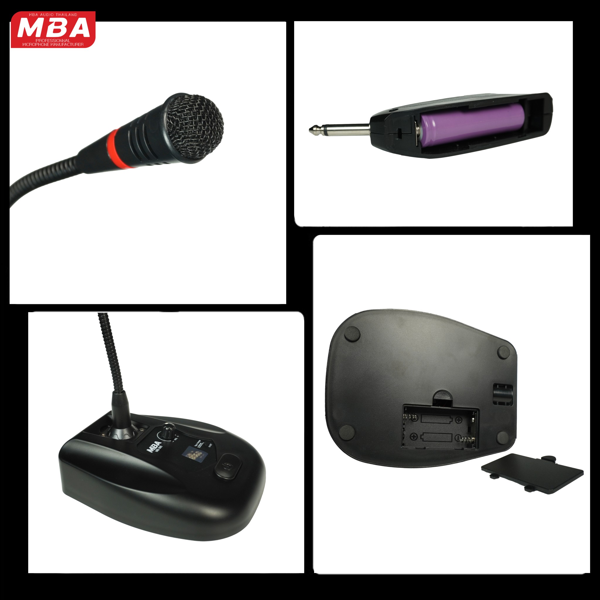 ไมโครโฟน MB-390 ไมค์ตั้งโต๊ะ ไร้สาย ไมค์ประชุม ไมค์คอลเซ็นเตอร์ ไร้สาย Wreless Meeting Microphone