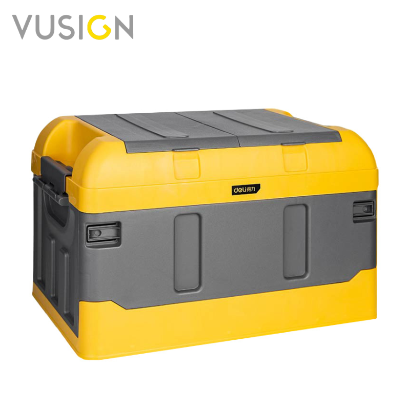 Vusign กล่องแคมป์ปิ้ง กล่องเก็บเครื่องมือ กล่องเก็บของพับได้ กล่องเก็บอุปกรณ์ มีฝาปิด สองชั้น จุของได้เยอะ Folding Storage Box ราคา 1,195 บาท*ส่งฟรี