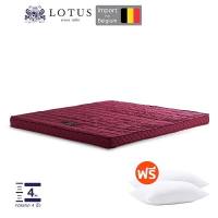 LOTUS ที่นอนยางพาราแท้ปลอดภัยต่อสุขภาพ ปราศจากสารเคมี สัมผัสนุ่มแน่น ลดอาการปวดหลัง นำเข้าจาก Belgium ส่งฟรี