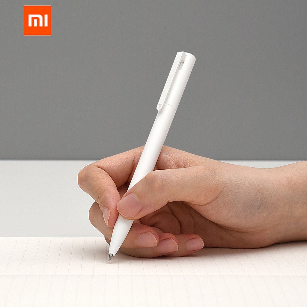 Xiaomi Mijia Gel Ink Pen ปากกาหมึกเจลลูกลื่น แบบกด หมึกสีดำ แห้งไว เขียนลื่น ขนาดหัวปากกา 0.5mm น้ำหนักเบา BY STAR1