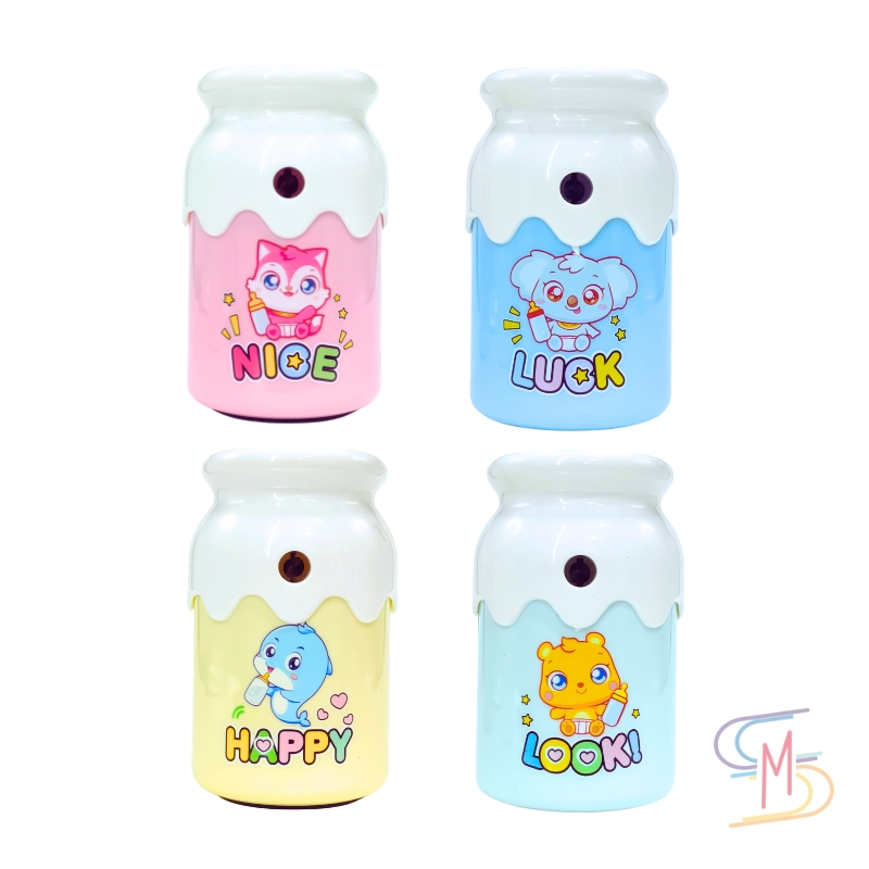 กบเหลาดินสอ เครื่องเหลาดินสอ แฟนซี คละสี จำนวน 1 เครื่อง