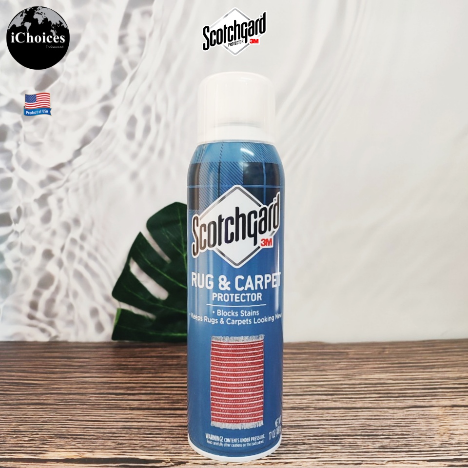 Scotchgard _ Rug & Carpet Protector Blocks Stains 481 g สเปรย์เคลือบกันน้ำ และคราบสกปรก สำหรับผ้าและพรม ราคา 1,502 บาท*ส่งฟรี