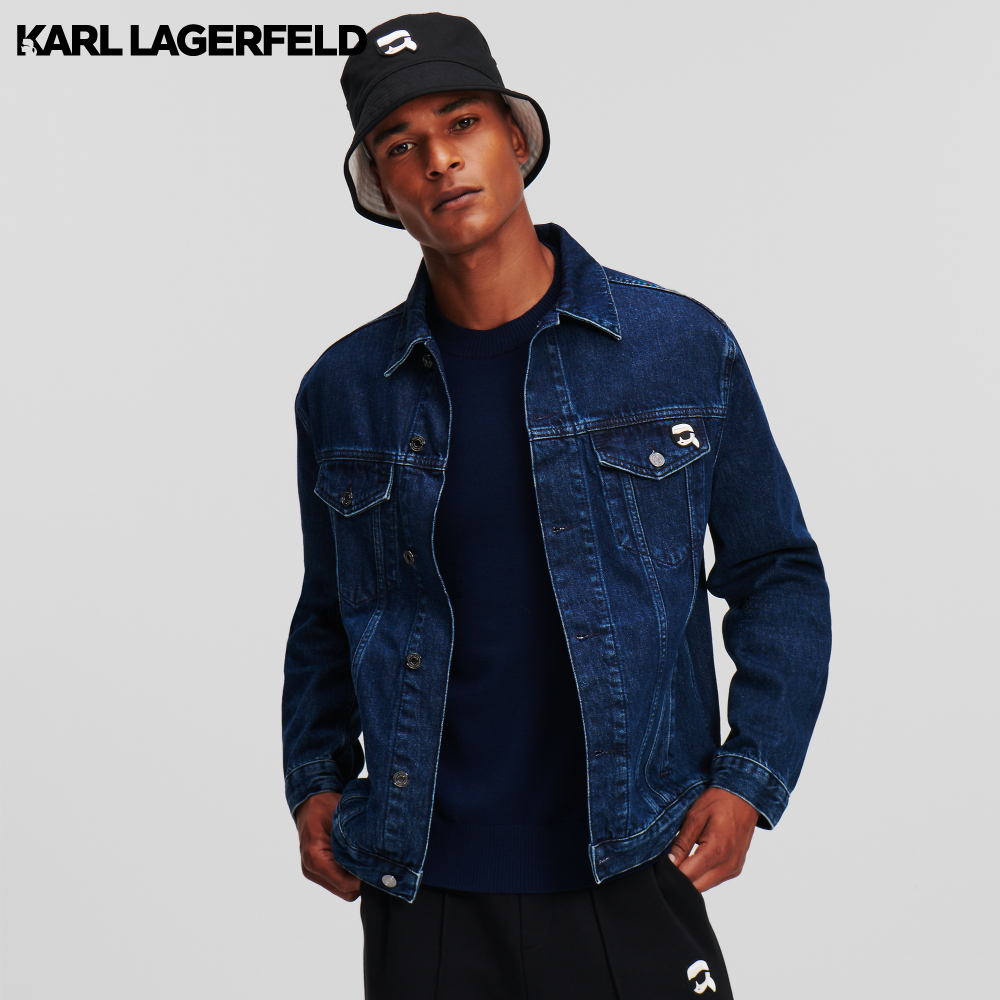 KARL LAGERFELD - K/IKONIK SLIM-FIT DENIM JACKET 240M1400 ราคา 12,900 บาท*ส่งฟรี