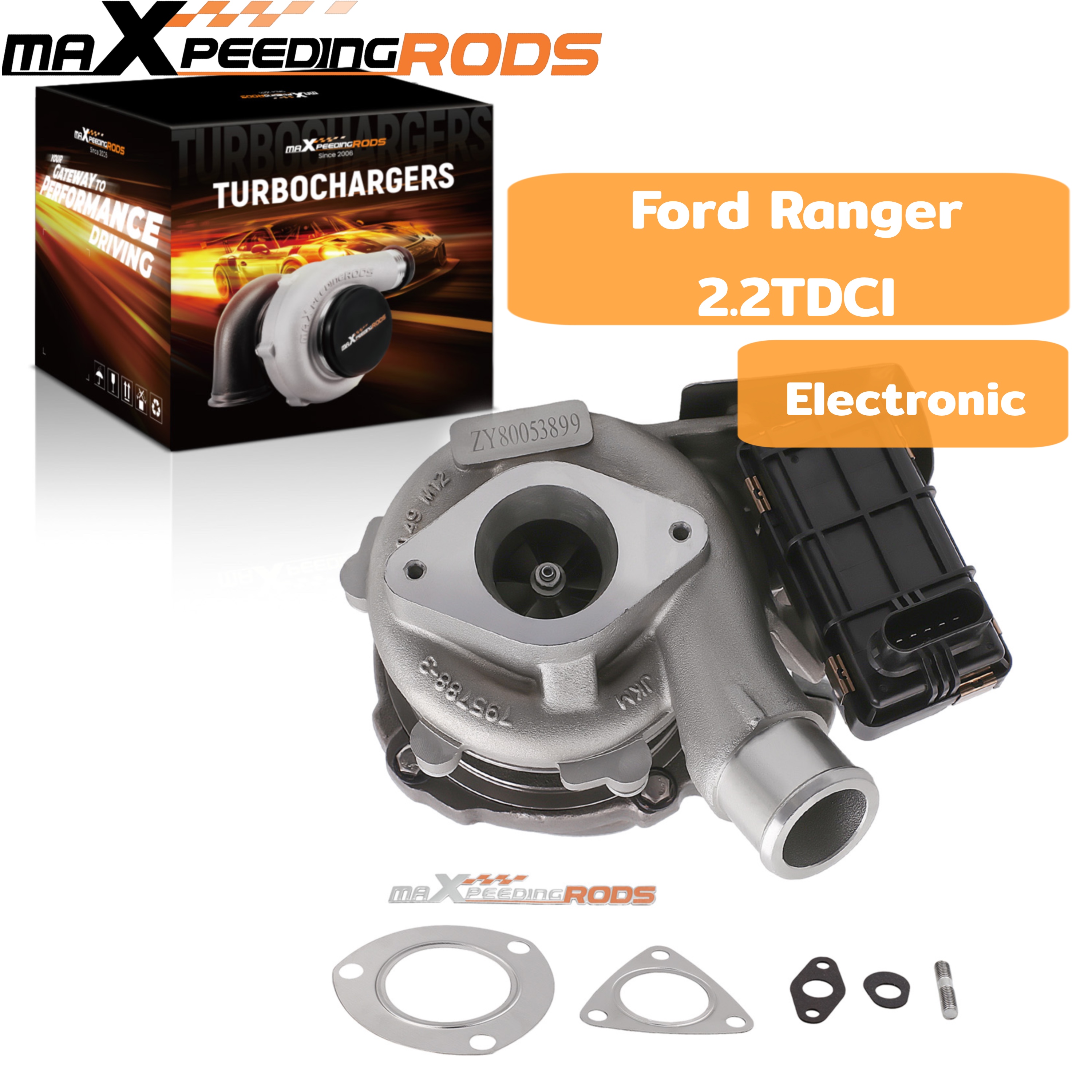 Turbocharger Model Gtb1749Vk for Ford Ranger 2.2Tdci Duratorq Cvra Cvrb Cvrc Diesel, Year 2011-2014, Rear Wheel Drive System Rwd with Electric Actuator. ราคา 14,000 บาท*ส่งฟรี