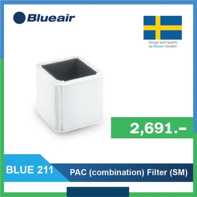 Blueair blue Pure 211 Particle+Carbon Filter ไส้กรองใช้สำหรับเครื่องฟอก รุ่น Blue Pure 211 ฟอกอากาศ กรองฝุ่น PM2.5 ละอองเกสรดอกไม้ ขนสัตว์ และฆ่าเชื้อโรคได้100%