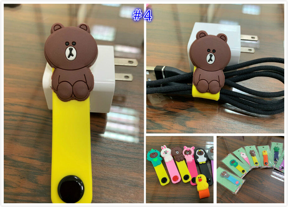 Cutie cable winder ที่รัดสายหูฟัง ที่รัดสายชาร์จ earphone & cable  total 32styles (#1~#10)