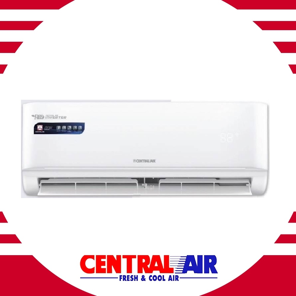 CENTRAL AIR แอร์ติดผนังระบบอินเวอร์เตอร์รุ่น IVM25 R32 NEW2025 ขนาด 25000 BTU ราคา 24,599 บาท*ส่งฟรี