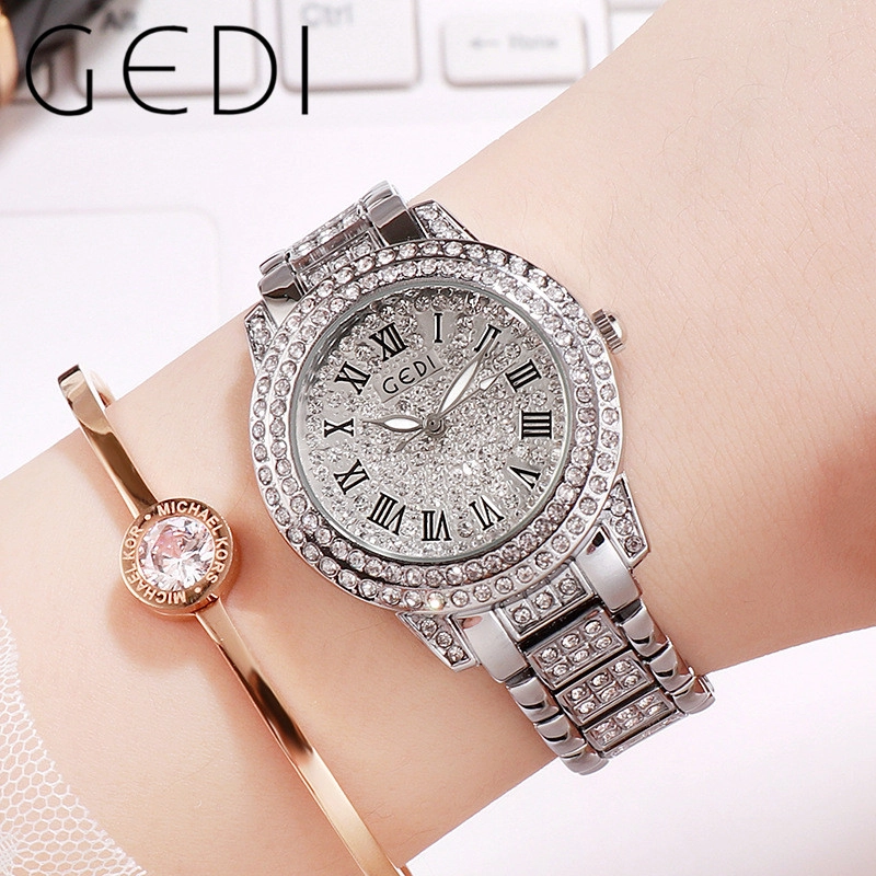 ราคาและรีวิวนาฬิกาข้อมือ GEDI รุ่น 2945 Women Fashion watches นาฬิกาแฟชั่น พร้อมส่ง (มีการชำระเงินเก็บเงินปลายทาง) Casual Bess Watch