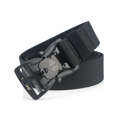 Casual belt Men Striped belt Metal head Canvas leather Belt Outdoor belt Sports & Outdoors Training belt Tactical belt Nylon Casual belt Men's belt tactical belt (1)