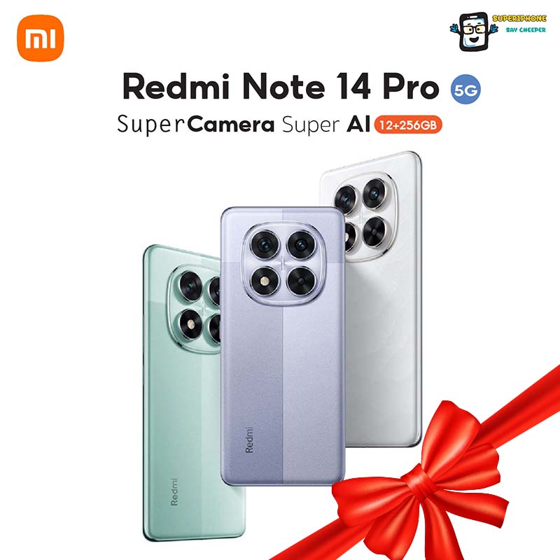 Redmi Note 14 Proรุ่น 5G(12/256GB)มาพร้อมชิป Dimensity 7300-Ultra(By Lazada Supertphone) ราคา 10,350 บาท*ส่งฟรี