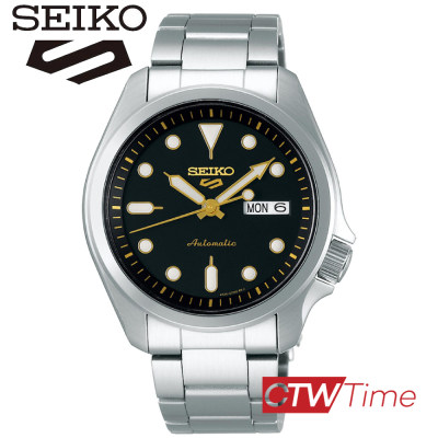 ส่งฟรี !! NEW SEIKO 5 SPORTS AUTOMATIC นาฬิกาข้อมือผู้ชาย สายสแตนเลส รุ่น SRPE57K1
