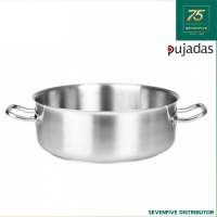 PUJADAS หม้อซอส หม้อน้ำสต็อก ใช้กับเตาแม่เหล็กไฟฟ้าได้ สแตนเลส304 ขนาด16-60ซม. PUJ1-217.0