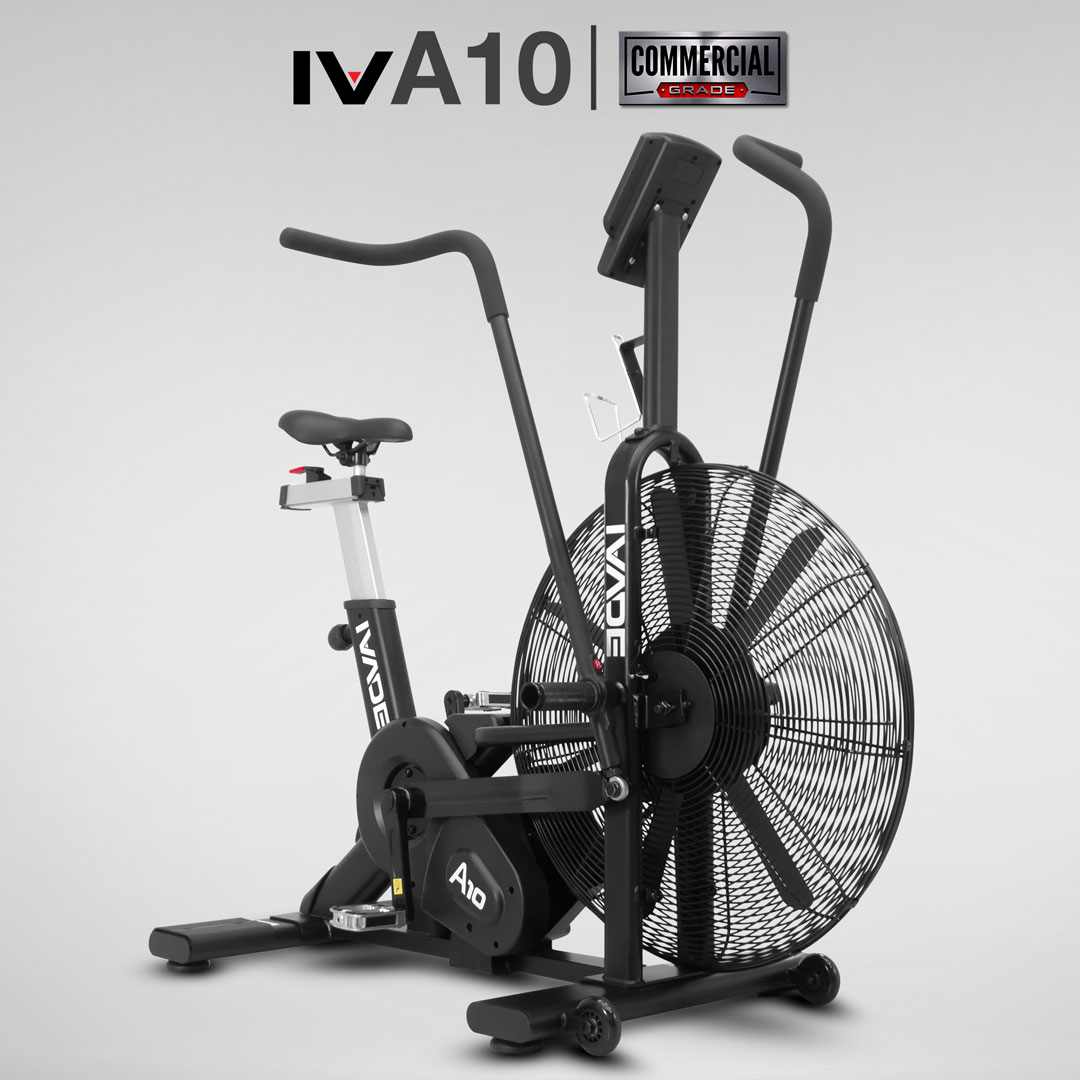 อุปกรณ์จักรยาน หมวกกันน็อค ไฟท้ายจักรยาน IVADE จักรยานออกกำลังกาย Air-Bike Iv-A10 (Commercial Grade) - เครื่องออกกำลังกาย ยี่ห้อ ไอเวด