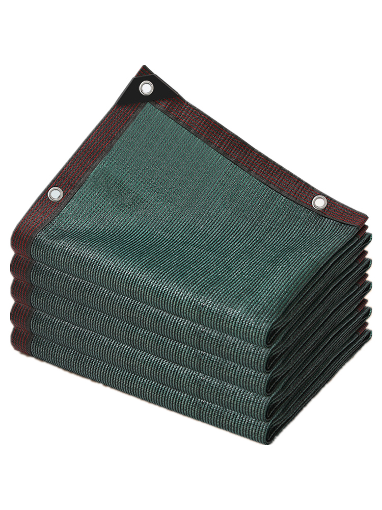 【HW】วัสดุ HDPE ผ้าใบกันแดด ป้องกันรังสียูวี อัตราการกรองแสง95% ผ้าพลาสติกสาน ตาข่ายบังแดด วัสดุที่ได้รับการอัพเกรดใหม่ ทนต่อการกัดกร่อน และต่อต้านริ้วรอย มีตาไก่ ติดตั้งง่าย ใช้งานกว้าง (กว้าง2เมตร มีหลายขนาด )