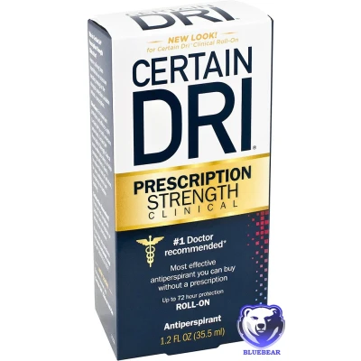 Certain Dri P.M. Prescription Strength Clinical ระงับเหงื่อและกลิ่นกาย สูตรทากลางคืน แบบน้ำ-โรลออน ( roll-on )35.5 mL