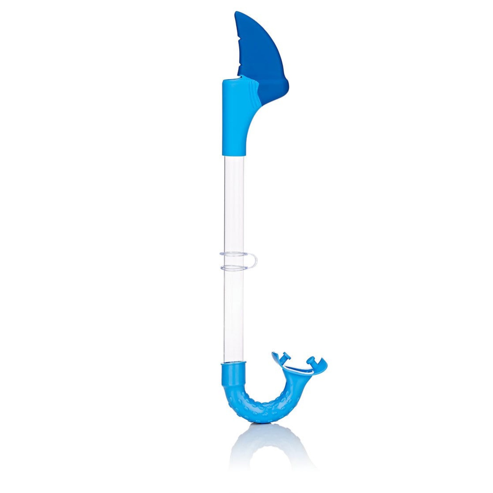 Bling2o ท่อดำน้ำเด็ก รุ่น SHARK BITE SHARK FIN SNORKEL OCEAN BLUE