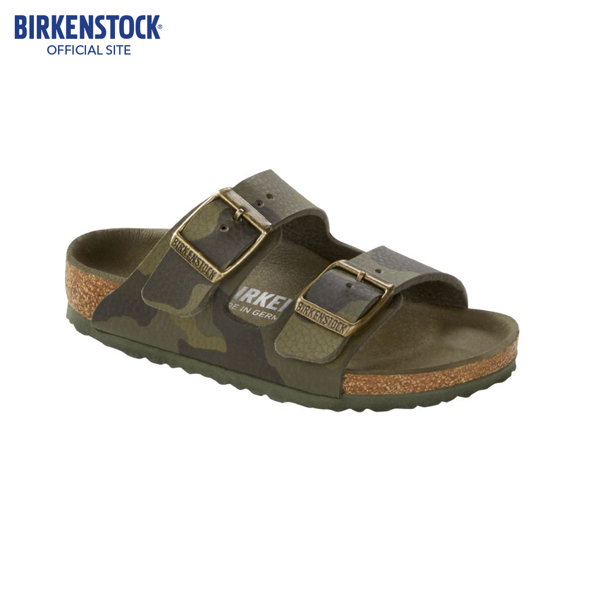 Birkenstock Arizona Kids BF Desert Soil Camo Green รองเท้าเด็ก สีเขียว รุ่น 1014585 (regular)