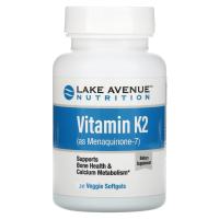 พร้อมส่ง Vitamin K2 Mk 7 วิตามินเค2 (as Menaquinone-7) Lake Avenue Nutrition 50 mcg