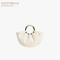 COCCINELLE กระเป๋าถือผู้หญิง รุ่น SHELL HANDBAG 180201 สี PEARL