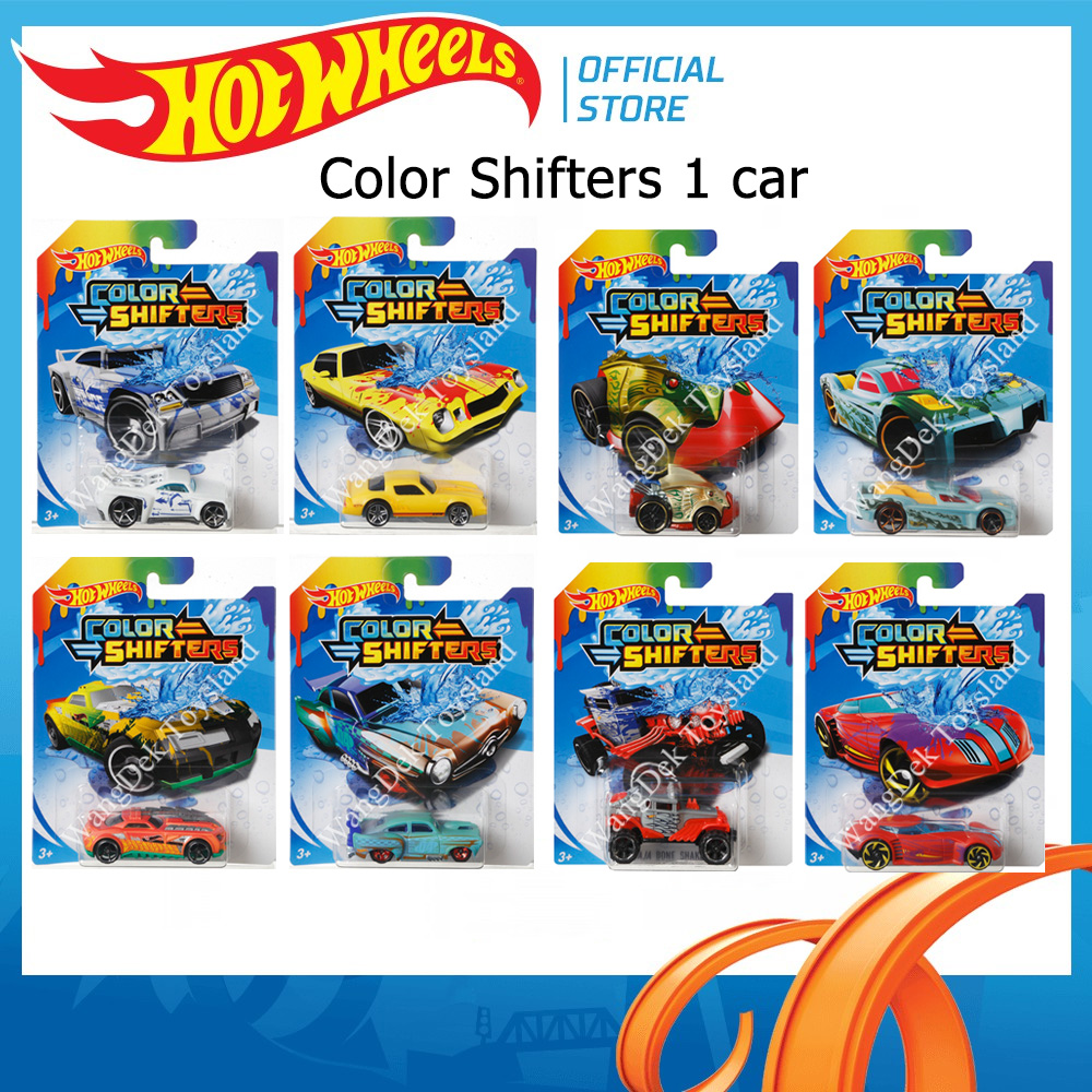Hot Wheels COLOR SHIFTERS 1car  ฮ็อทวีล 1คัน คละแบบ รถเปลื่ยนสี โมเดลรถ ของเล่นสะสม รถของเล่น BHR15