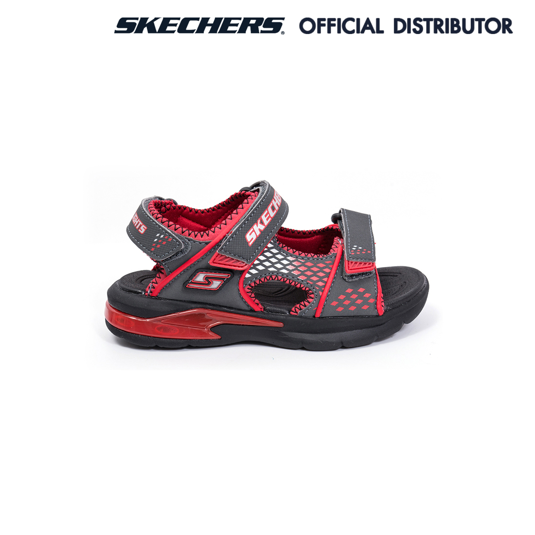 SKECHERS S Lights: E-II Sandal-Beach Glower B รองเท้าแตะเด็กผู้ชาย (1-12 ปี)