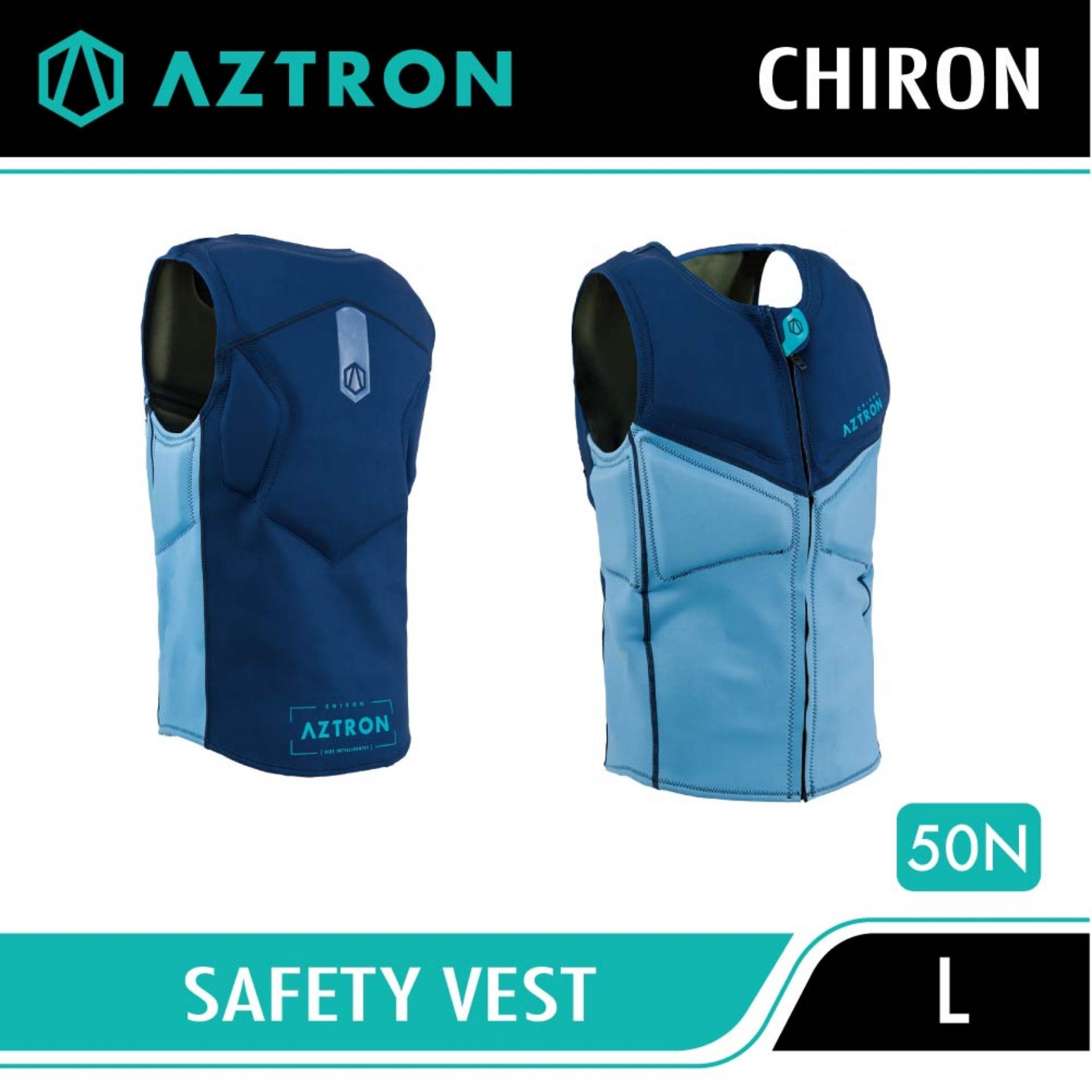 AZTRON เสื้อชูชีพสำหรับผู้ใหญ่ CHIRON SAFETY VEST ผลิตจากวัสดุชั้นดี เนื้อผ้ายืดหยุ่นกระชับพอดี ใส่สบาย