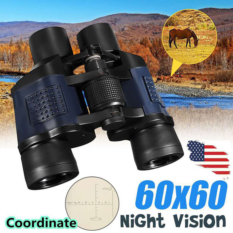 60x60 3000M HD กล้องส่องทางไกลล่าสัตว์ระดับมืออาชีพกล้องโทรทรรศน์ Night Vision สำหรับเดินป่าท่องเที่ยวงานป้องกันไฟป่า