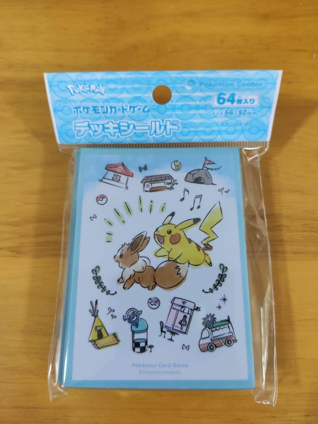 Pokemon Sleeve - ลาย Pokémon World Market  ลิขสิทธิ์แท้ Pokémon Center สลีฟ, ซองการ์ด, ซองใส่การ์ด, Sleeve