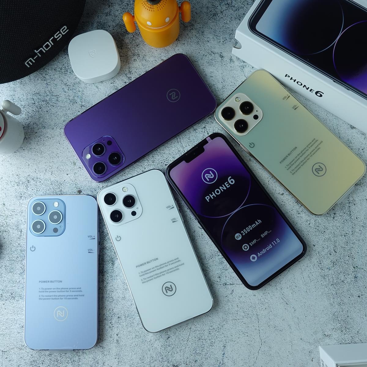 NOVA รุ่น Phone6 สมาร์ทโฟน หน้าจอ 6.26นิ้ว แรม2GB รอม16GBแท้ ใช้ธนาคารได้ ประกันศูนย์ไทย1ปี ส่งฟรี เก็บเงินปลายทาง ราคา 1,650 บาท*ส่งฟรี