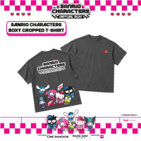 [PRE-ORDER - LIMITED EDITION] เสื้อยืดเอวลอย Sanrio Characters Virtual Run - Boxy Cropped T-Shirt ลิขสิทธิ์แท้