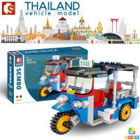 ชุดตัวต่อ Sembo Block ชุดยานพาหนะไทย รถขนส่งมวลชน