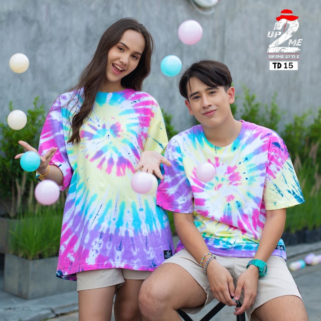 เสื้อมัดย้อม ฟรีไซส์ S-3XL ผ้าคอตตอน supersoft 100% มัดย้อมสีสด ใส่ได้ทั้งชายหญิง ราคา/1ตัว เสื้อมัดย้อมผญ เสื้อมัดย้อมผช เสื้อมัดย้อม2021