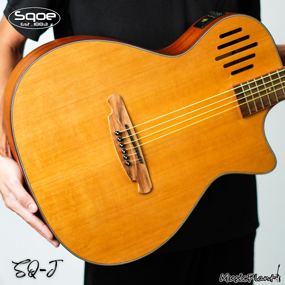 Sqoe กีตาร์โปร่งไฟฟ้า รุ่น SQ-J ราคา 3,280 บาท*ส่งฟรี