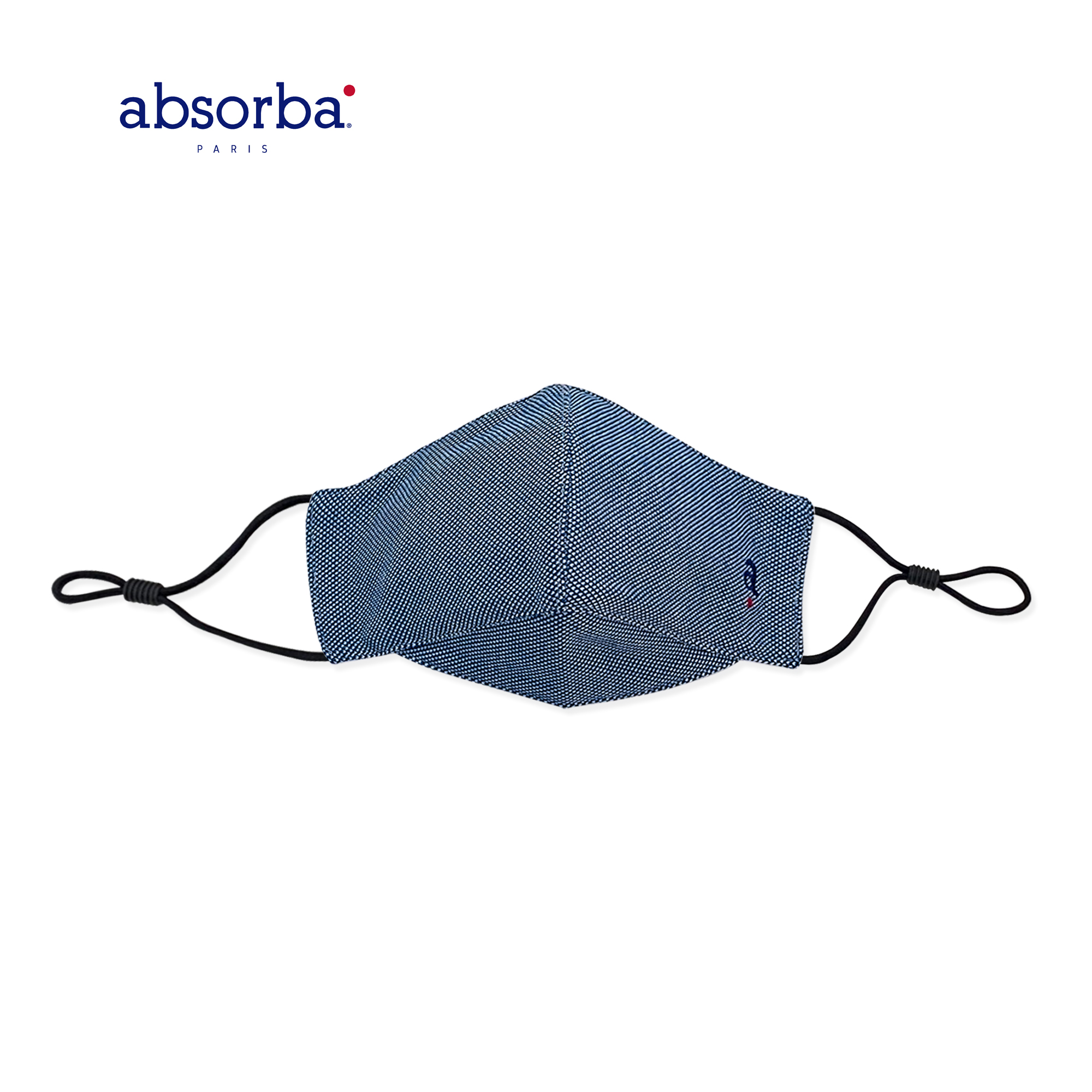 absorba(แอ็บซอร์บา)หน้ากากผ้าสำหรับผู้ใหญ่ แพ็ค 1 ชิ้น ช่วยลดการสะสมของเชื้อไวรัสไข้หวัดใหญ่ (H3N2) มีให้เลือก 3 สี - R1E0010