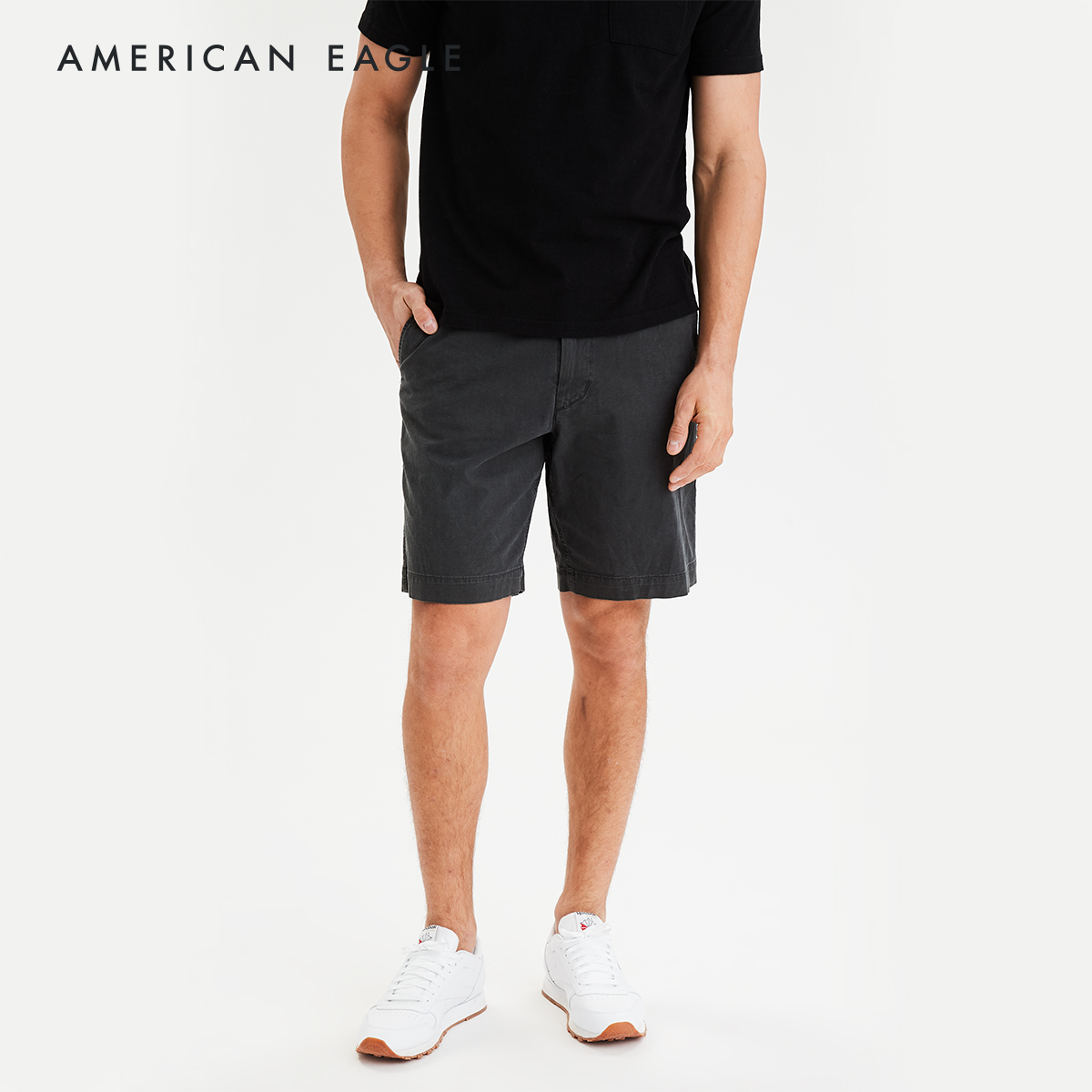 American Eagle Ne(X)t Level Classic Khaki Short กางเกง ผู้ชาย ขาสั้น คลาสสิค(013-6823-001)